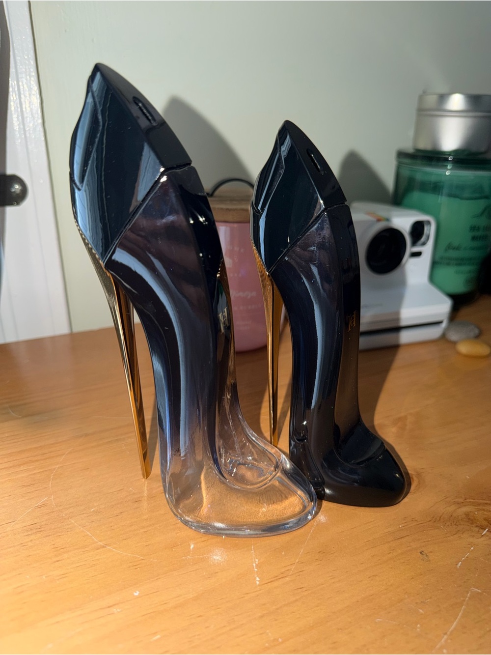 Carolina Herrera shoes bottles EMPTY